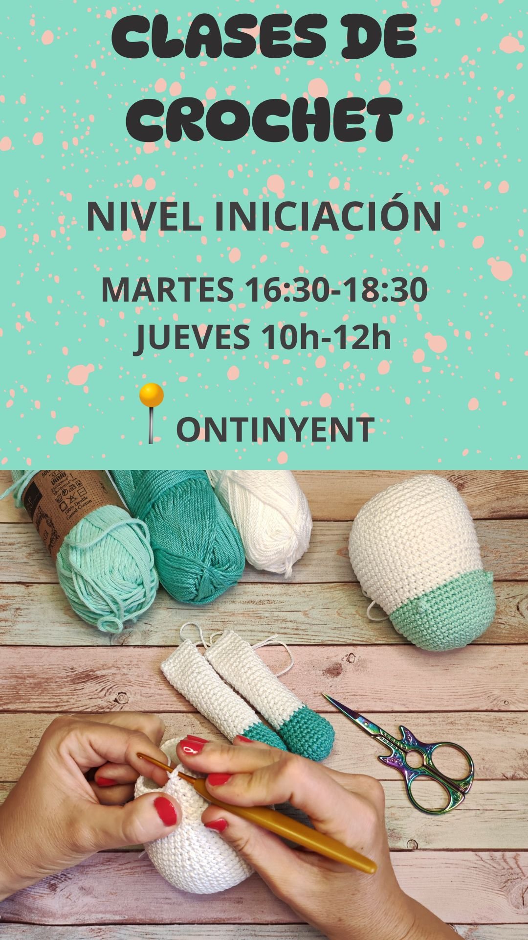 CLASES PRESENCIALES DE CROCHET La Crochetina By Majosky