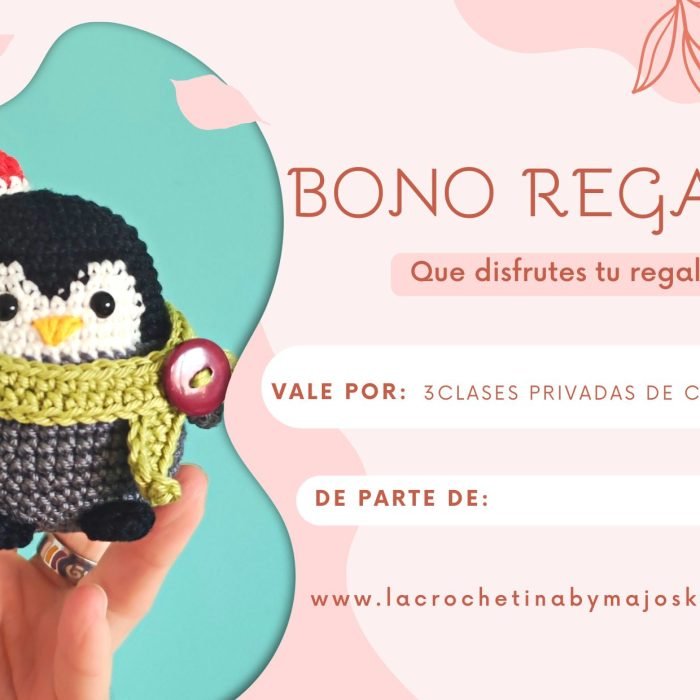 Bono regalo clases crochet