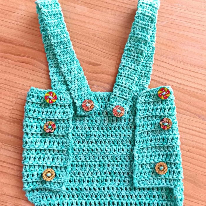 PATRÓN PELELE BEBÉ ARCOÍRIS- ROPA A CROCHET - Imagen 3