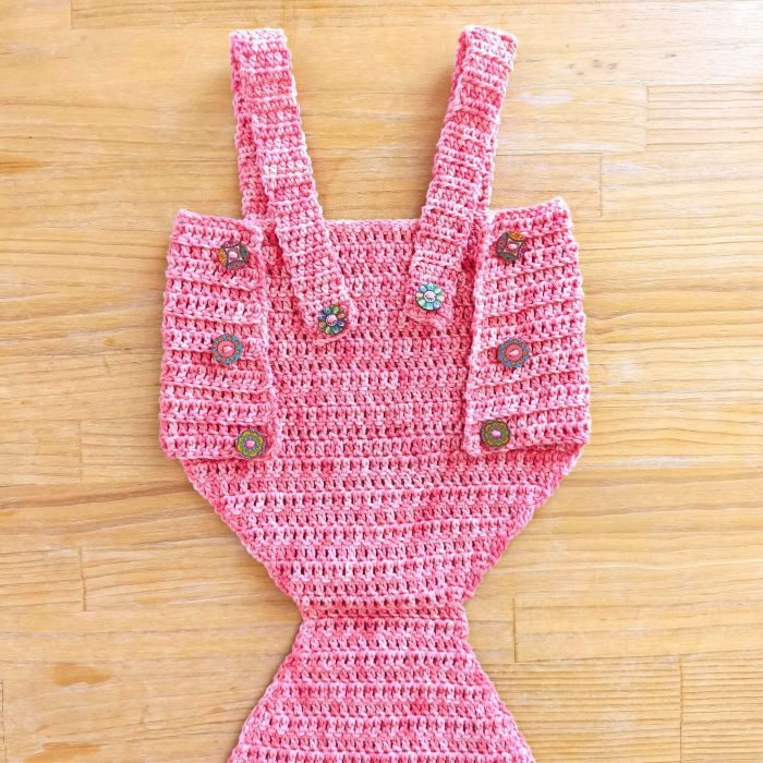 PELELE BEBÉ A HECHO A MANO - ROPA A CROCHET - Imagen 7