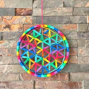 Mandala Flor De La Vida crochet