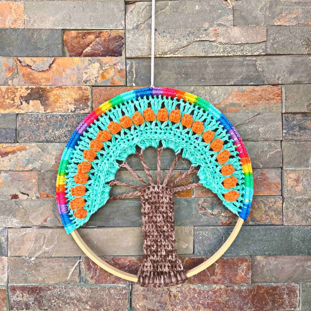 Mandala Árbol De La Vida crochet