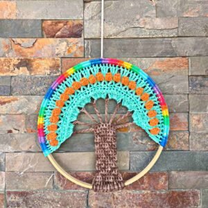 Mandala Árbol De La Vida crochet