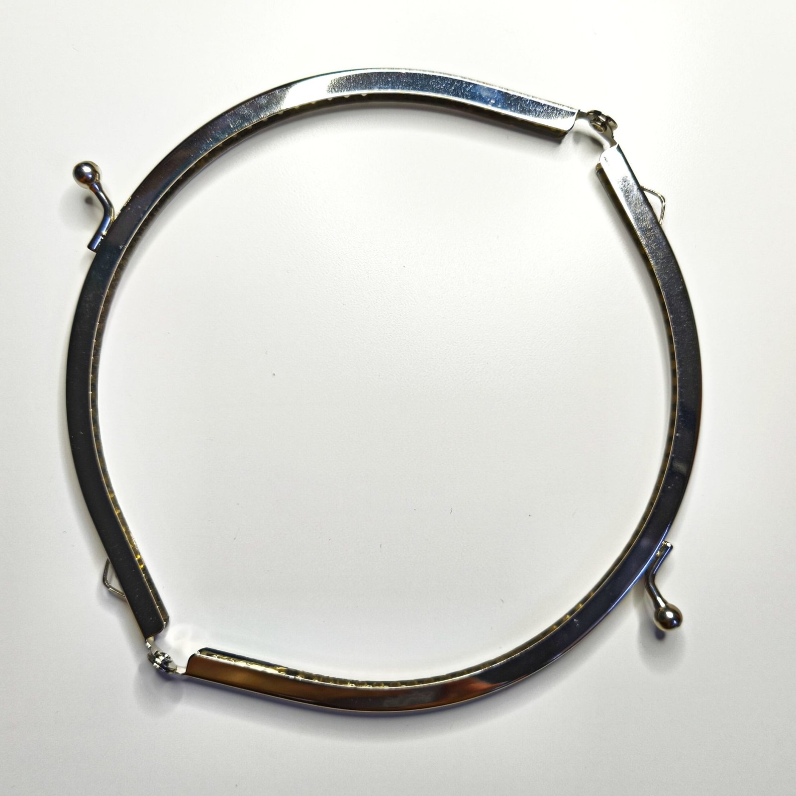 Cierre metálico o boquilla para bolso de crochet - Imagen 3