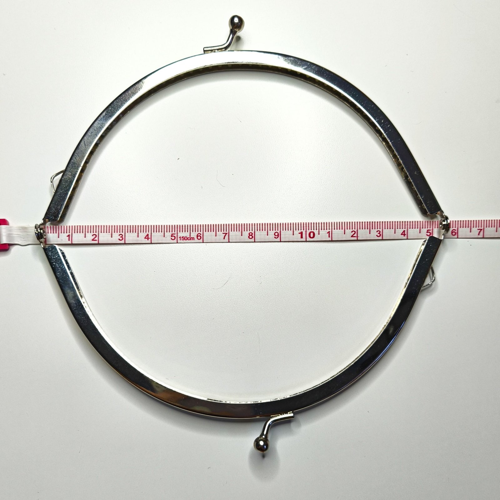 Cierre metálico o boquilla para bolso de crochet - Imagen 6