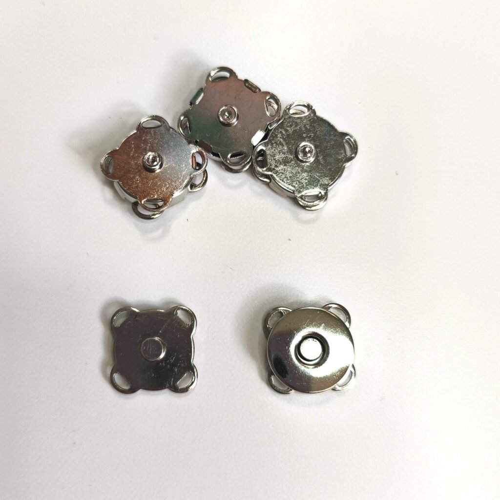 Botón de imán metálico para manualidades (5 unidades)