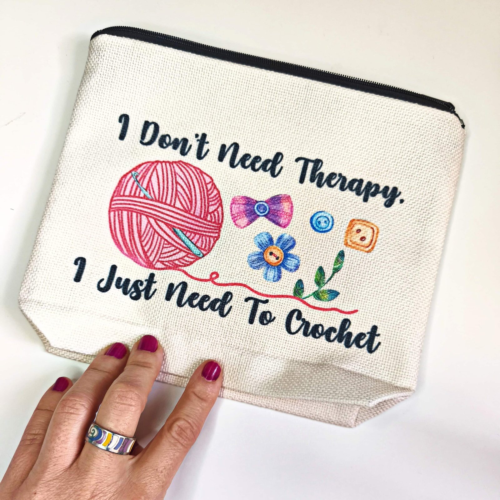 Estuche o neceser de crochet - Imagen 5