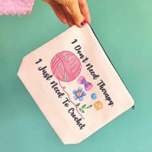 Estuche o neceser de crochet