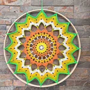 Mandala Primavera 2026 - crochet - 35cm